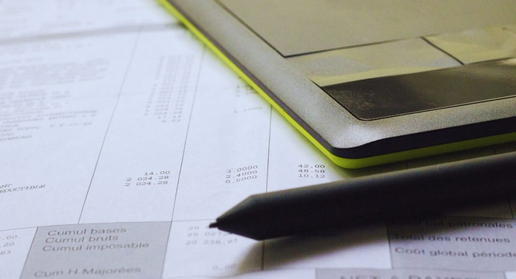 Fiche de paie avec cumul bruts et calculatrice pour conversion salaire brut net